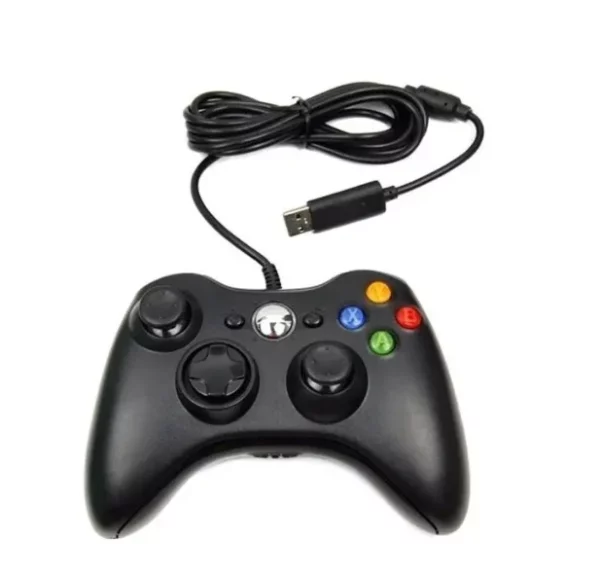 Controle De Xbox 360 Com Fio Para Video Game e PC/ Fat E Pc Joystick Jogo - Image 3