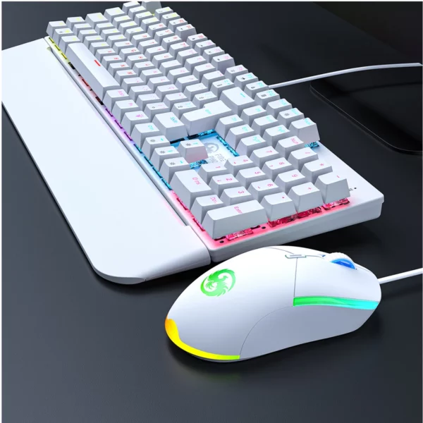 Kit de teclado e mouse mecânico gamer abnt2 iluminação led interruptor rgb azul usb 3200 dpi luuk young Bk-03 - Image 6