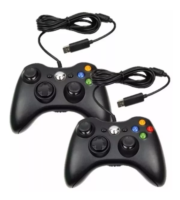 Controle De Xbox 360 Com Fio Para Video Game e PC/ Fat E Pc Joystick Jogo - Image 6