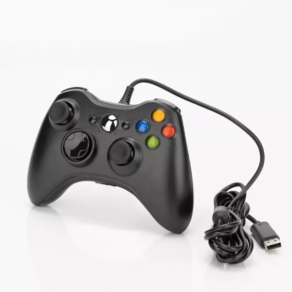 Controle De Xbox 360 Com Fio Para Video Game e PC/ Fat E Pc Joystick Jogo - Image 5