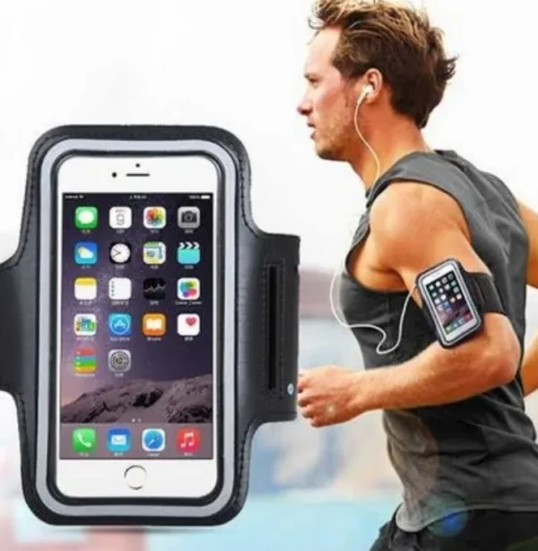 Braçadeira Porta Celular Treino Esporte Academia Suporte Corrida Academia Ciclismo